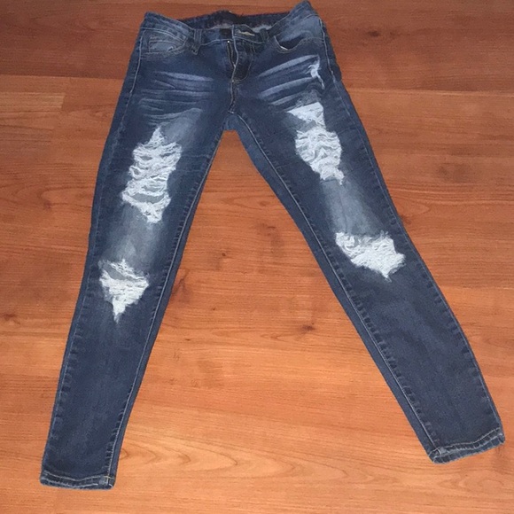 Ripped Skinny Jeans - Picture 1 of 2